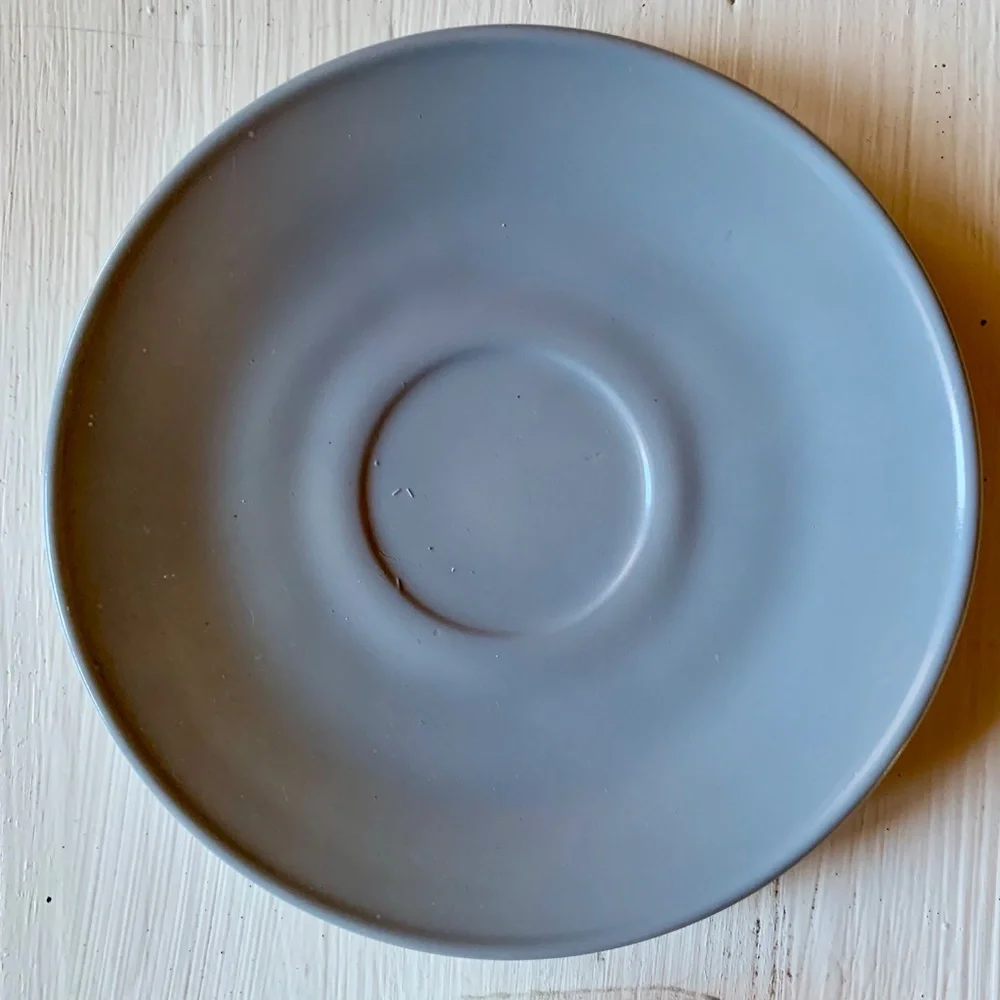 Vintage Hazel Atlas Crinoline Saucer -- Set of 10 plates – Mid-Century Modern - Picture 8 of 9